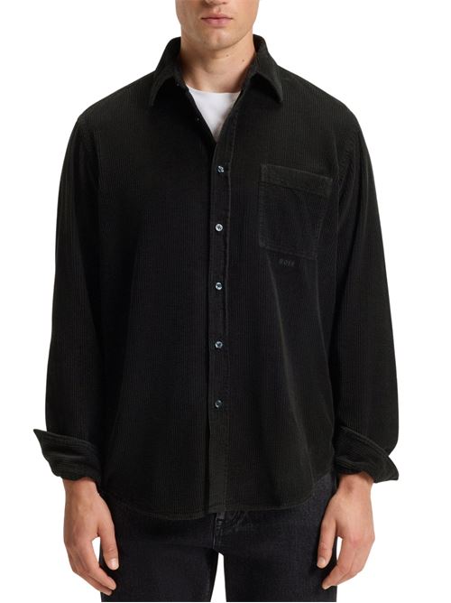 Camicia regular in velluto a coste Boss Orange | 50548976001